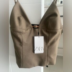 Zara Corset Tank Top - Multicolor - SIZE XS